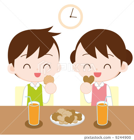 吃餅乾的孩子 9244900