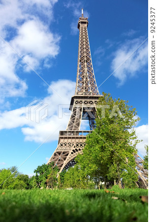 Eiffel Tower -view from the Champs de Mars.Paris,France 9245377