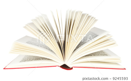 open book isolated on white background open book isolated on white background 9245593