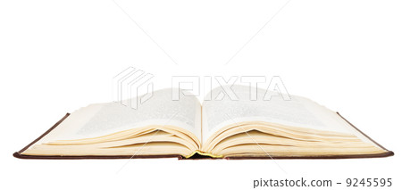 open book isolated on white background 9245595