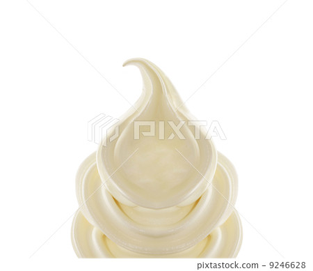 soft ice cream on white background 9246628