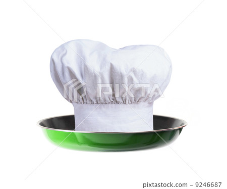 professional chefs hat on pan - concept 9246687