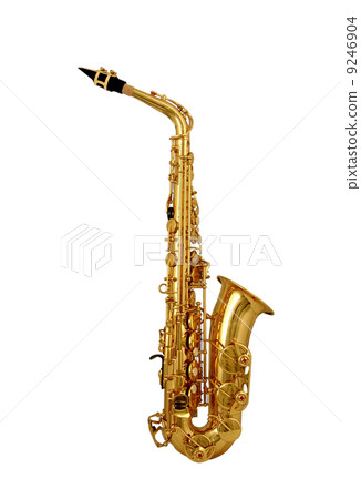 Saxophone isolated on white 9246904