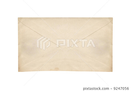 Old envelope isolated Old envelope isolated 9247056