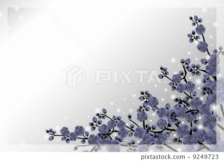 Season in the cold _ plum blossoms _ 01 _ sideways (mourning) 9249723