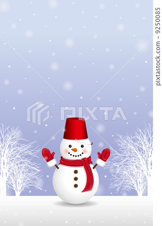 雪人_寒冷季節_ 01 _垂直 9250085