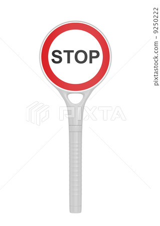 Plastic stop sign 9250222