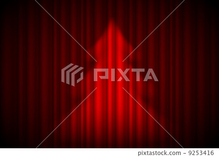 Christmas tree in theatre style. 9253416