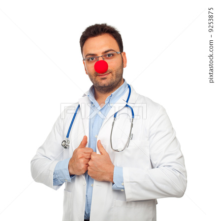 clown young doctor-图库照片[9253875 pixta