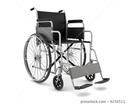 invalid chair isolated on white background with clipping path 9256511