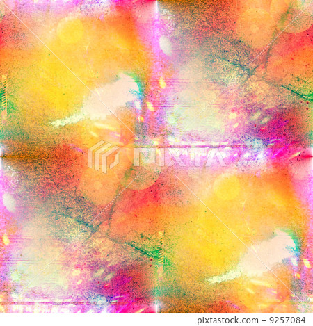 sunlight seamless abstract art pink, yellow texture, watercolor 9257084