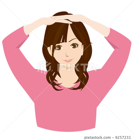 女性例證好標誌 9257231