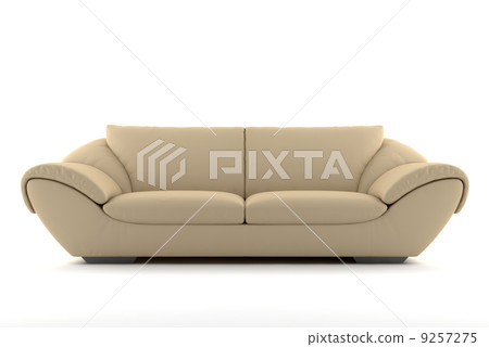 beige sofa isolated on white background beige sofa isolated on white background 9257275