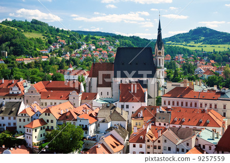 View from tower on Cesky Krumlov View from tower on Cesky Krumlov 9257559