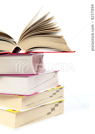 Books isolated on white background. Books isolated on white background. 9257894