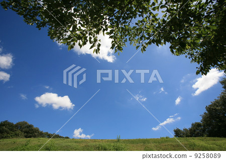Blue sky and white clouds Blue sky and white clouds 9258089