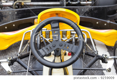 Closeup backside joystick of Go-kart 9259009