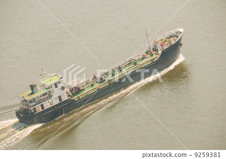 Tanker movement in the river 9259381