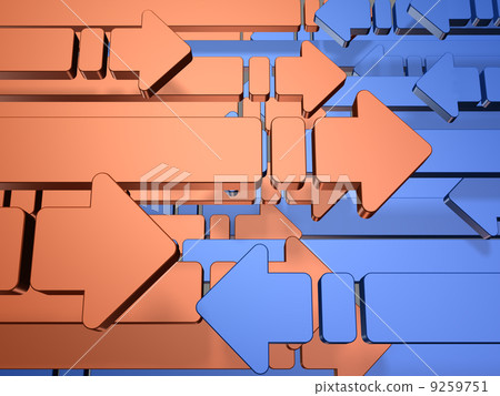 3D rendering depicting confrontation 9259751