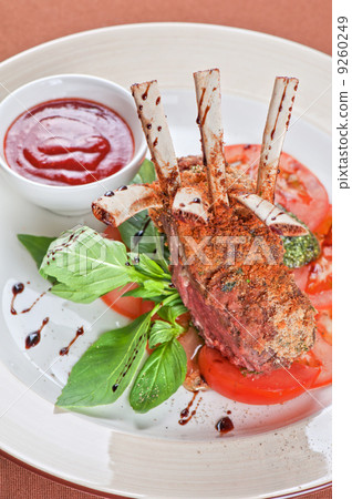 roasted lamb rib roasted lamb rib 9260249