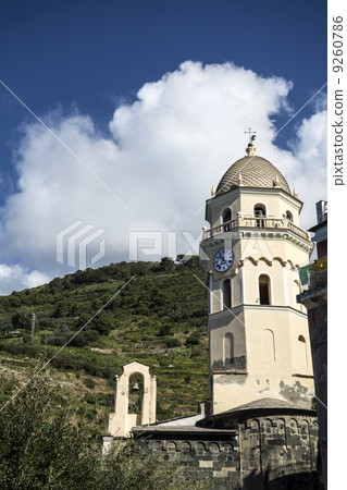 Clocktower in Vernazza ,Cinque Terre 9260786