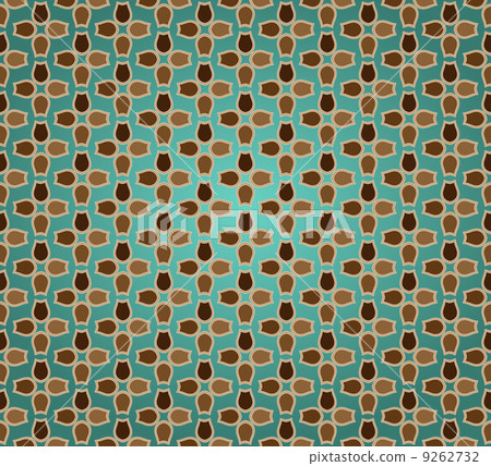 brown floral tulip pattern 9262732