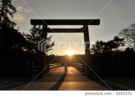 Image of Ise Jingu Shrine, Uji Bridge Image of Ise Jingu Shrine, Uji Bridge 9263255