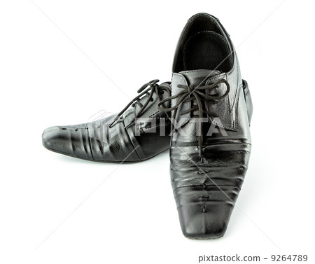 Black man's shoes isolated 9264789
