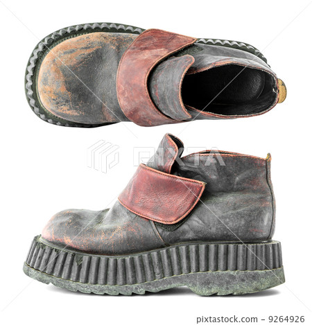 brown woman's boots isolated brown woman's boots isolated 9264926