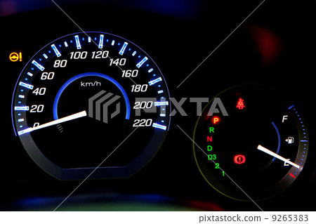 car speedometer at night car speedometer at night 9265383