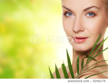 Green leaves at sunny day Green leaves at sunny day 9268174