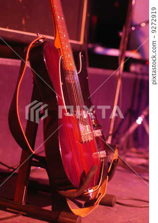 guitar at stage guitar at stage 9272919