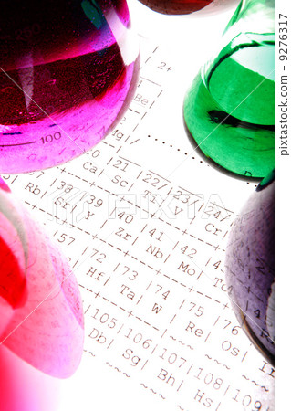 Test tube Scene peroidic system 9276317