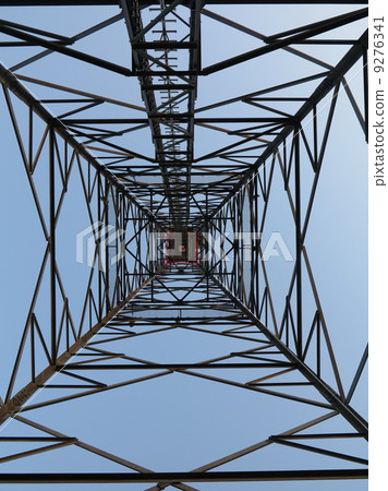 Various antenna against blue sky Various antenna against blue sky 9276341