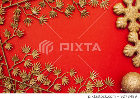 New Year (Christmas) red background with border New Year (Christmas) red background with border 9278489