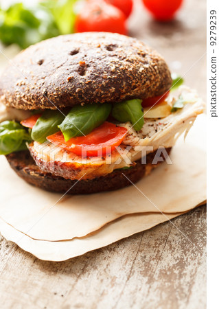 sandwich with chicken and cheese sandwich with chicken and cheese 9279239