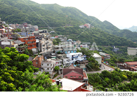 Jinguashi village , in Taiwan 9280726