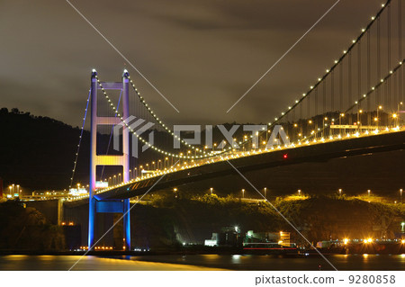 Tsing Ma Bridge in Hong Kong 9280858