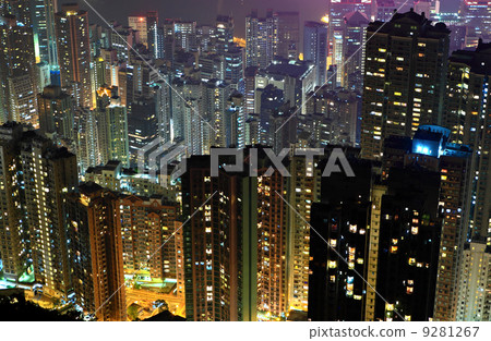 apartment building at night apartment building at night 9281267