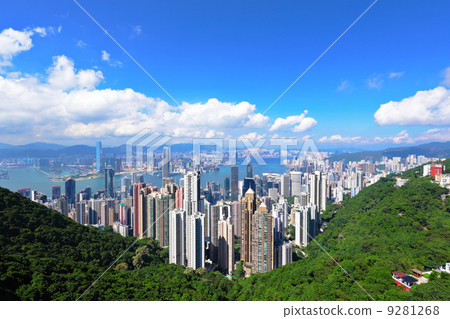 Hong Kong view from the peak Hong Kong view from the peak 9281268