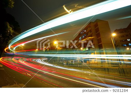 traffic in mega city 9281284