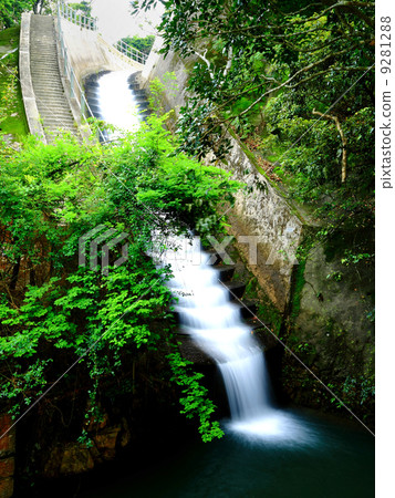 catchwater channel with plants catchwater channel with plants 9281288