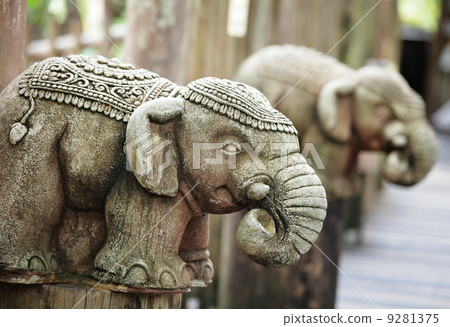 stone elephant statue stone elephant statue 9281375