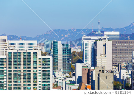 Seoul cityscape in South of Korea 9281394