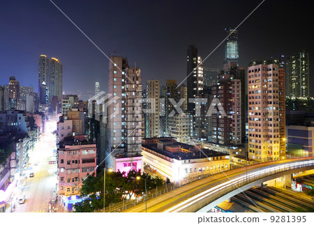 Hong Kong at night 9281395