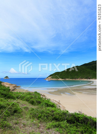 Sai Wan beach in Hong Kong Sai Wan beach in Hong Kong 9281823