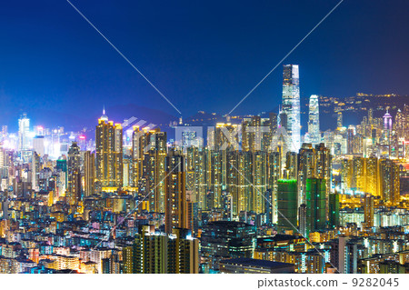 Kowloon downtown district in Hong Kong 9282045