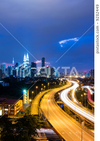 Kuala Lumpur skyline at night Kuala Lumpur skyline at night 9282449
