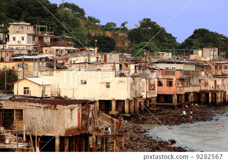 fishing village of Lei Yue Mun in Hong Kong fishing village of Lei Yue Mun in Hong Kong 9282567