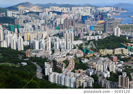 Hong Kong crowded building city Hong Kong crowded building city 9283120